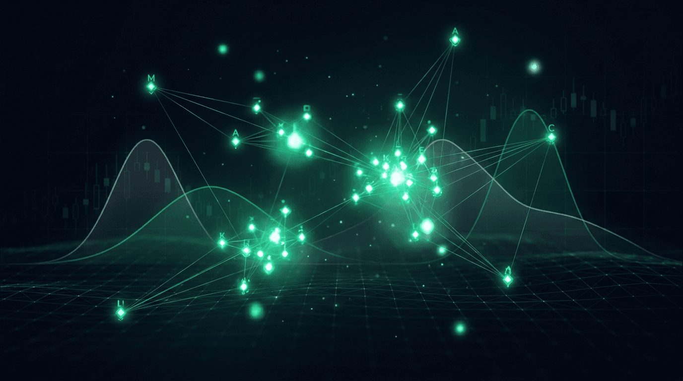 Hundreds of profitable Polymarket traders converging into a handful of aligned positions
